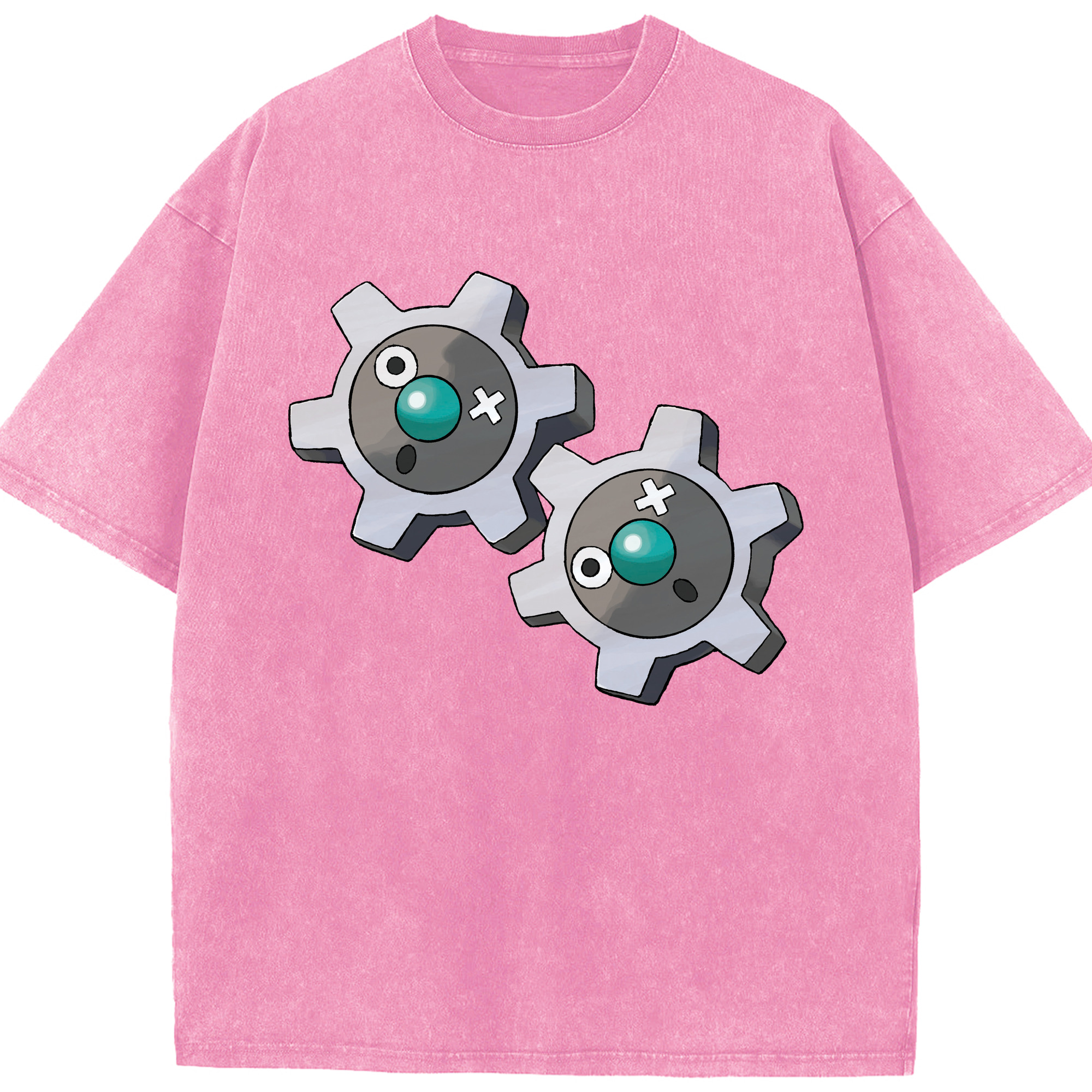 （画像用） ポケットモンスター Pokémon 綿100% ヴィンテージ風 半袖Tシャツ（フロントプリント）
